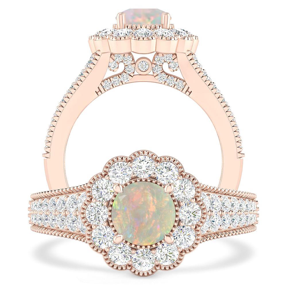 Rose Gold - Opal