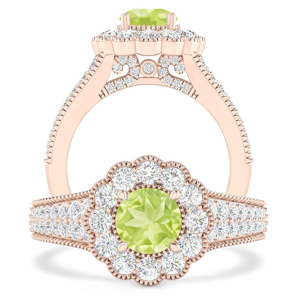 Rose Gold - Peridot