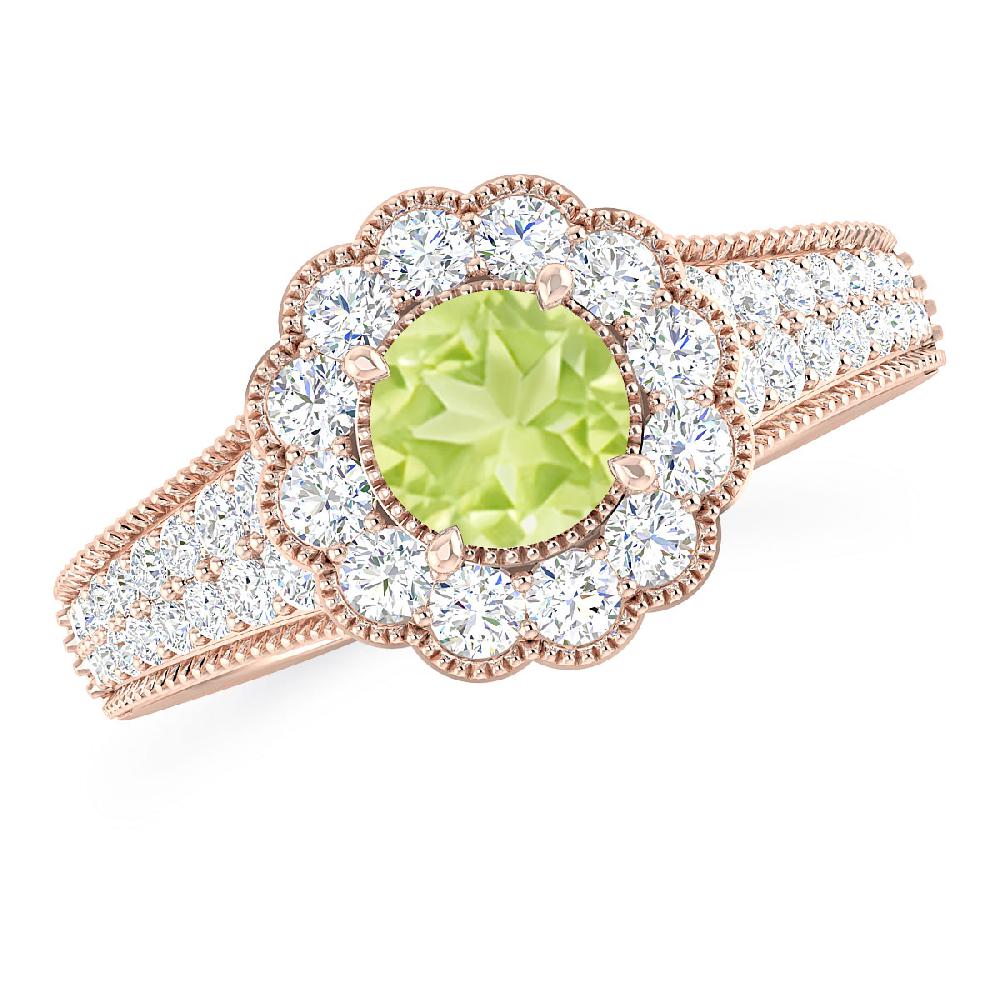 Rose Gold - Peridot