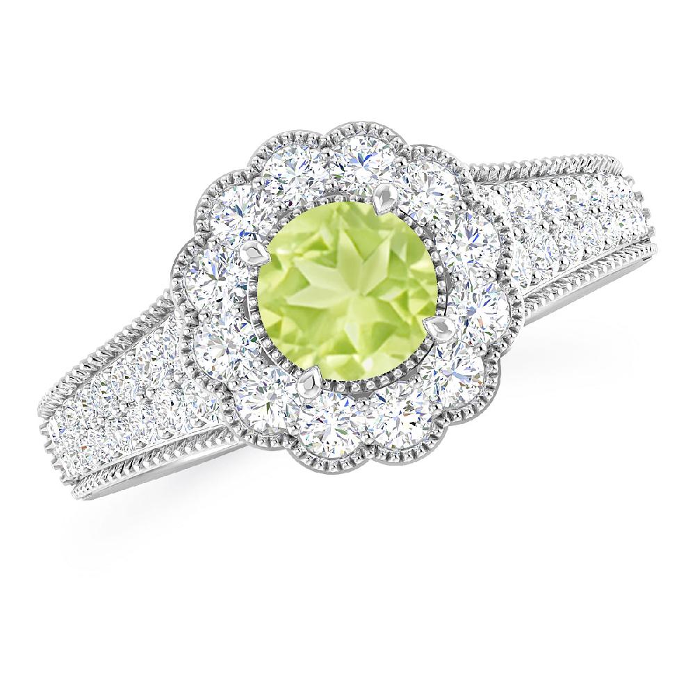 White Gold - Peridot