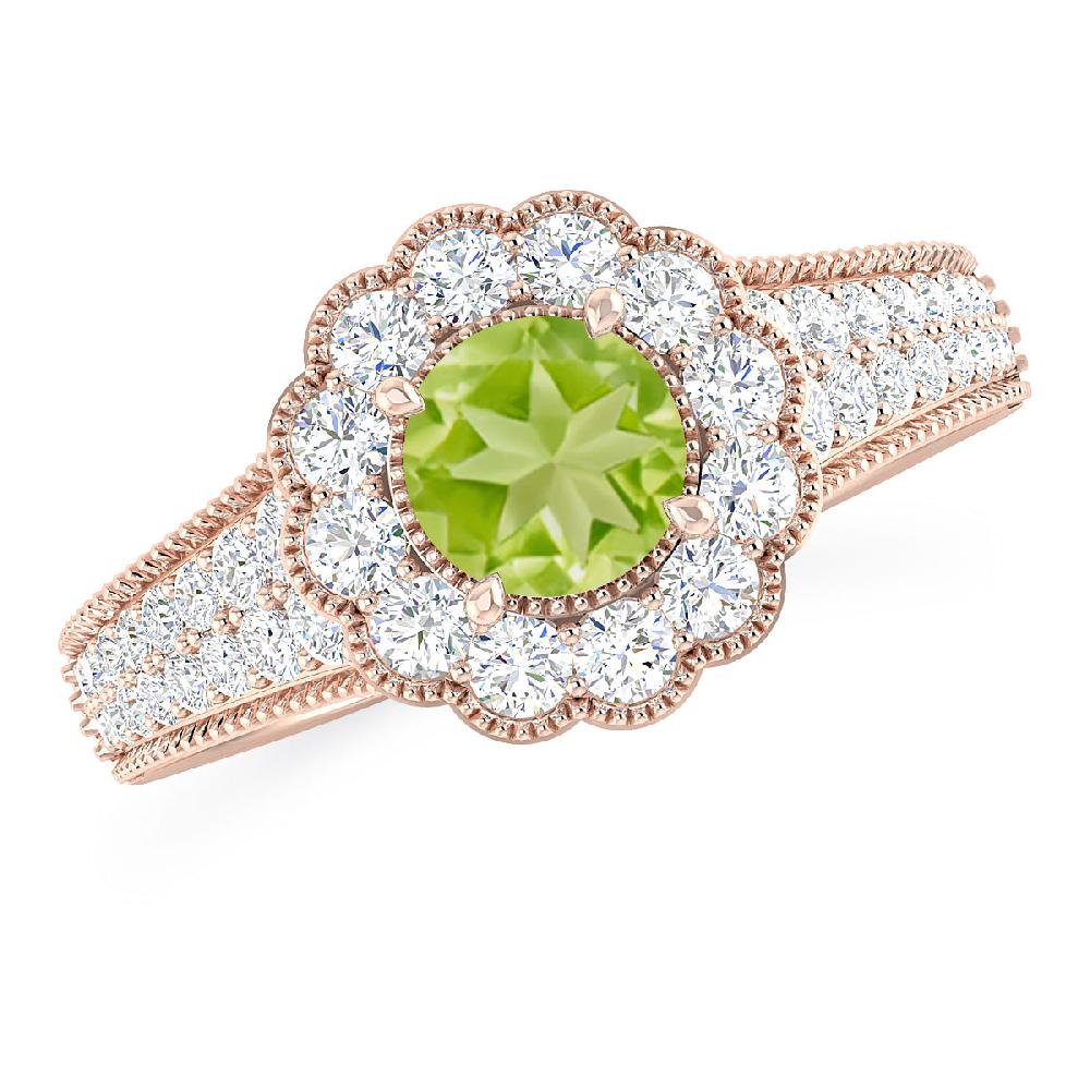 Rose Gold - Peridot