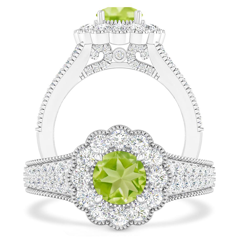 White Gold - Peridot