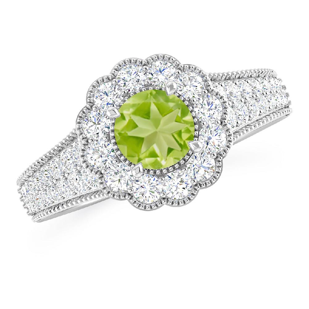 White Gold - Peridot