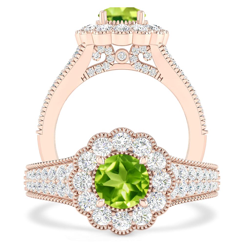 Rose Gold - Peridot