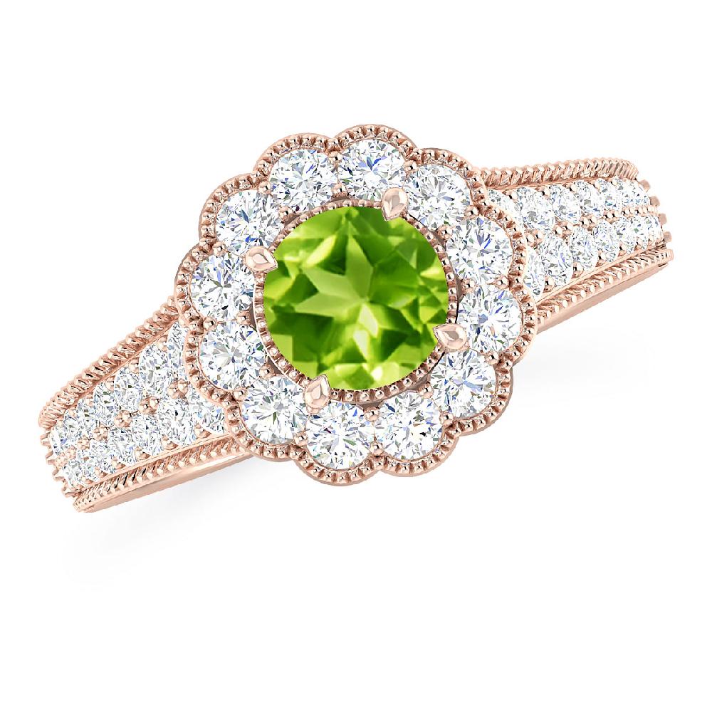 Rose Gold - Peridot