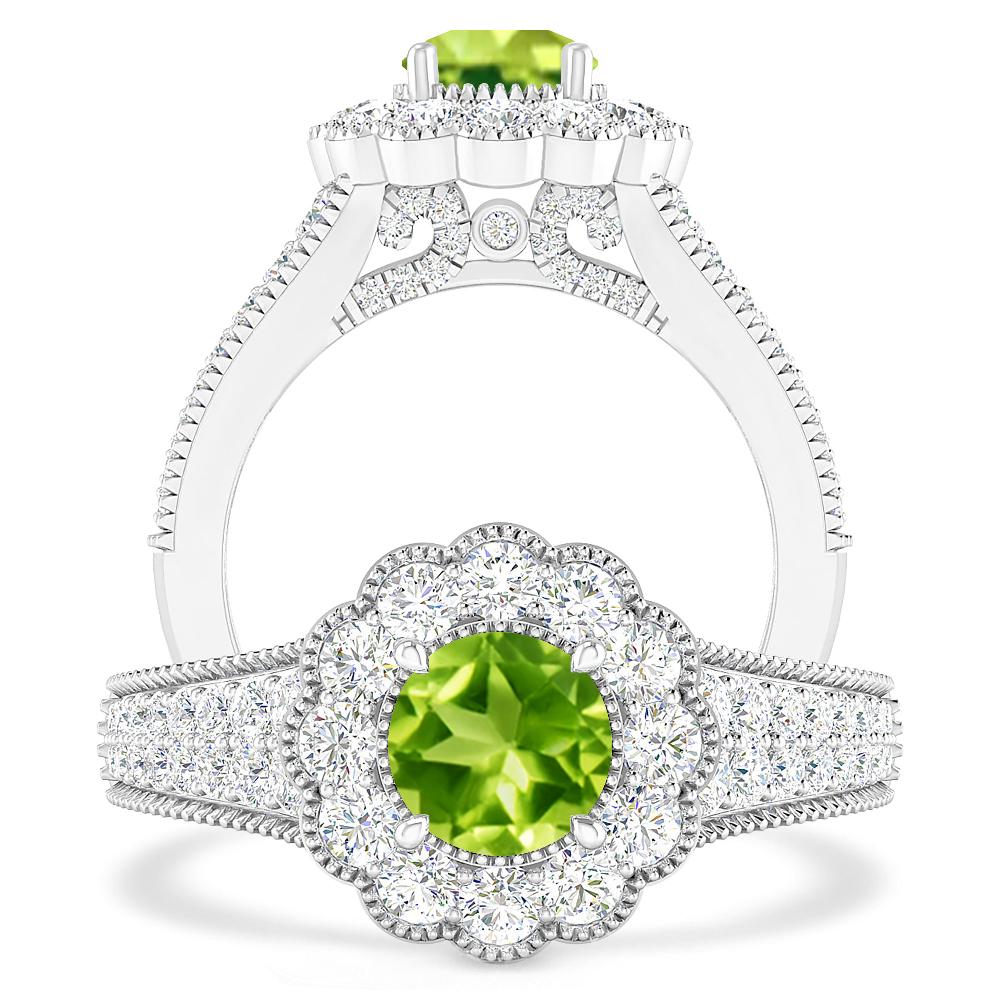 White Gold - Peridot