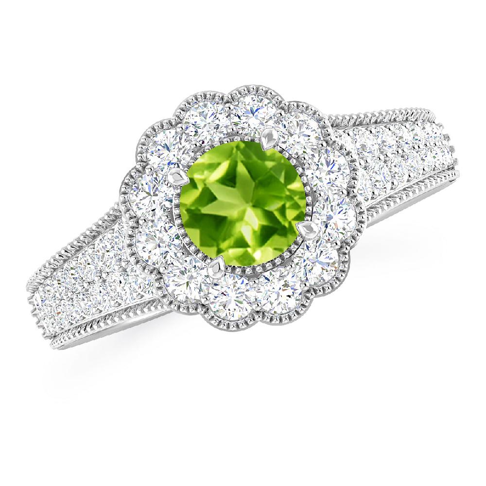 White Gold - Peridot