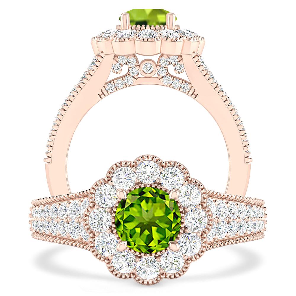 Rose Gold - Peridot