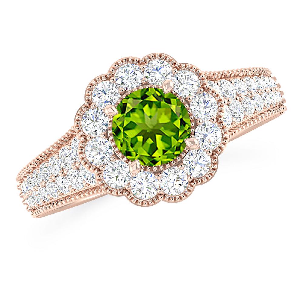 Rose Gold - Peridot