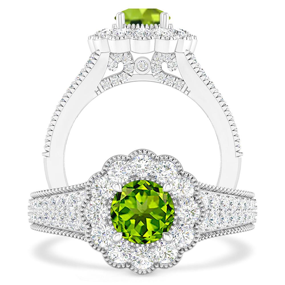 White Gold - Peridot