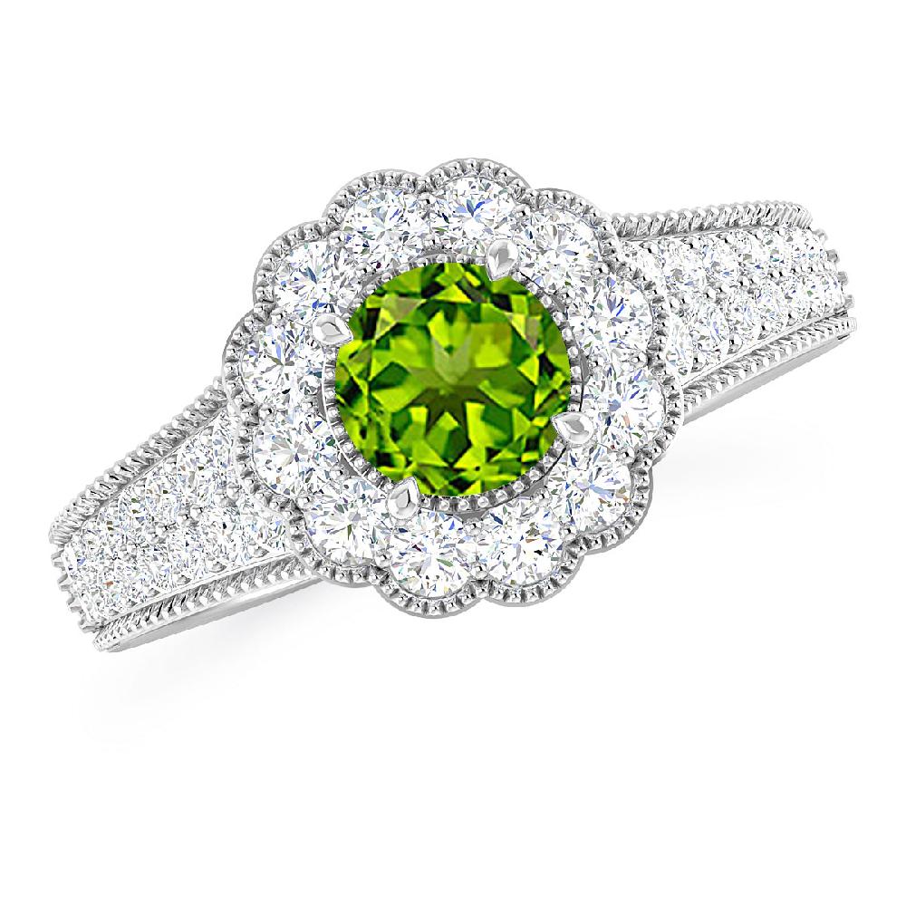 White Gold - Peridot