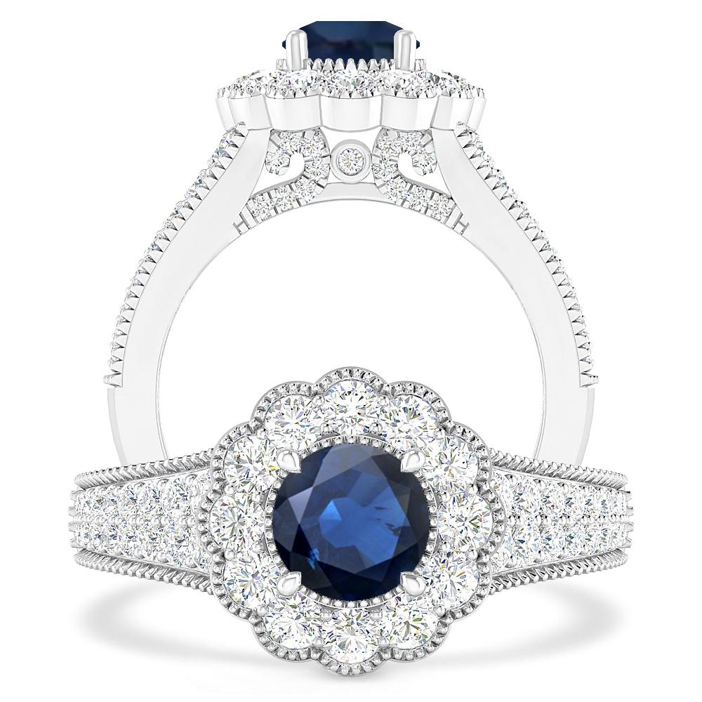 White Gold - Sapphire