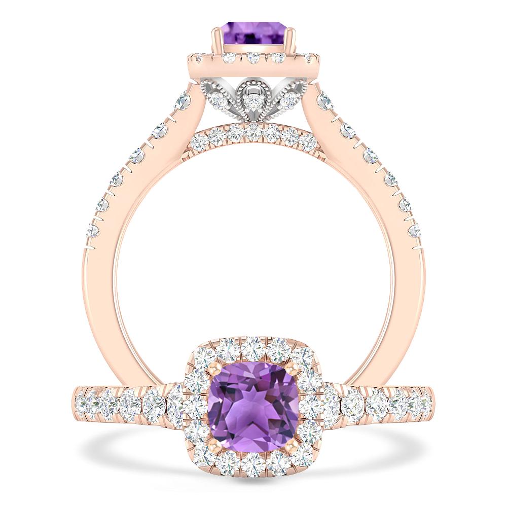 Rose Gold - Amethyst