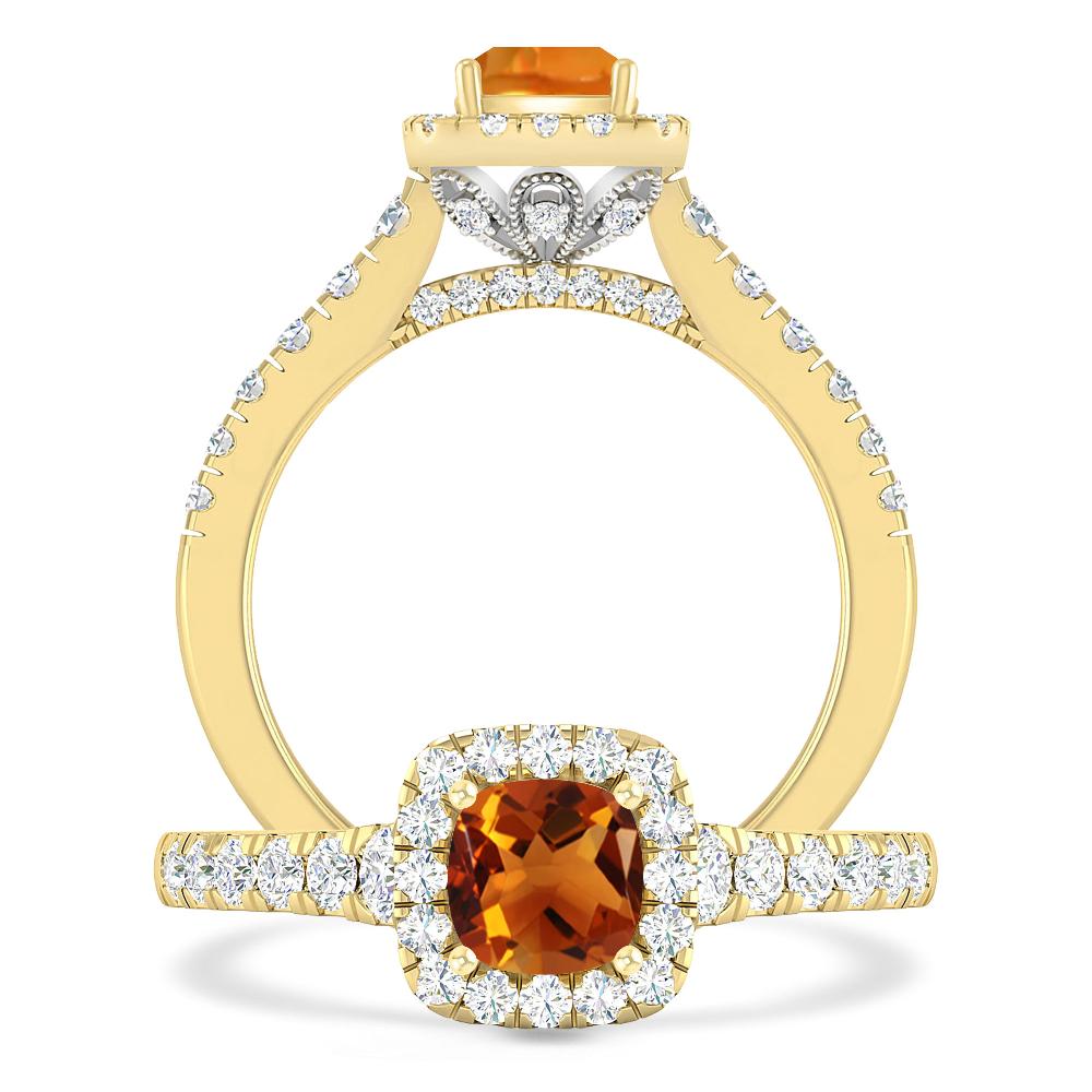 Yellow Gold - Citrine