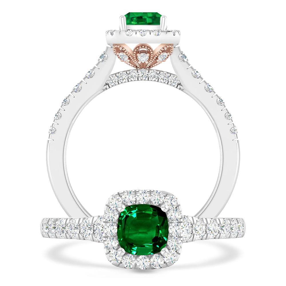 White Gold - Emerald