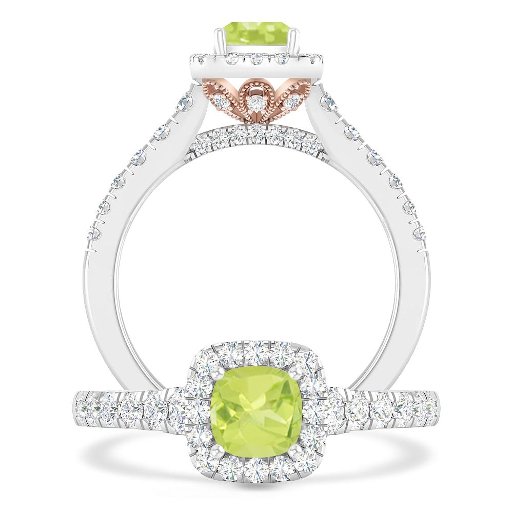 White Gold - Peridot