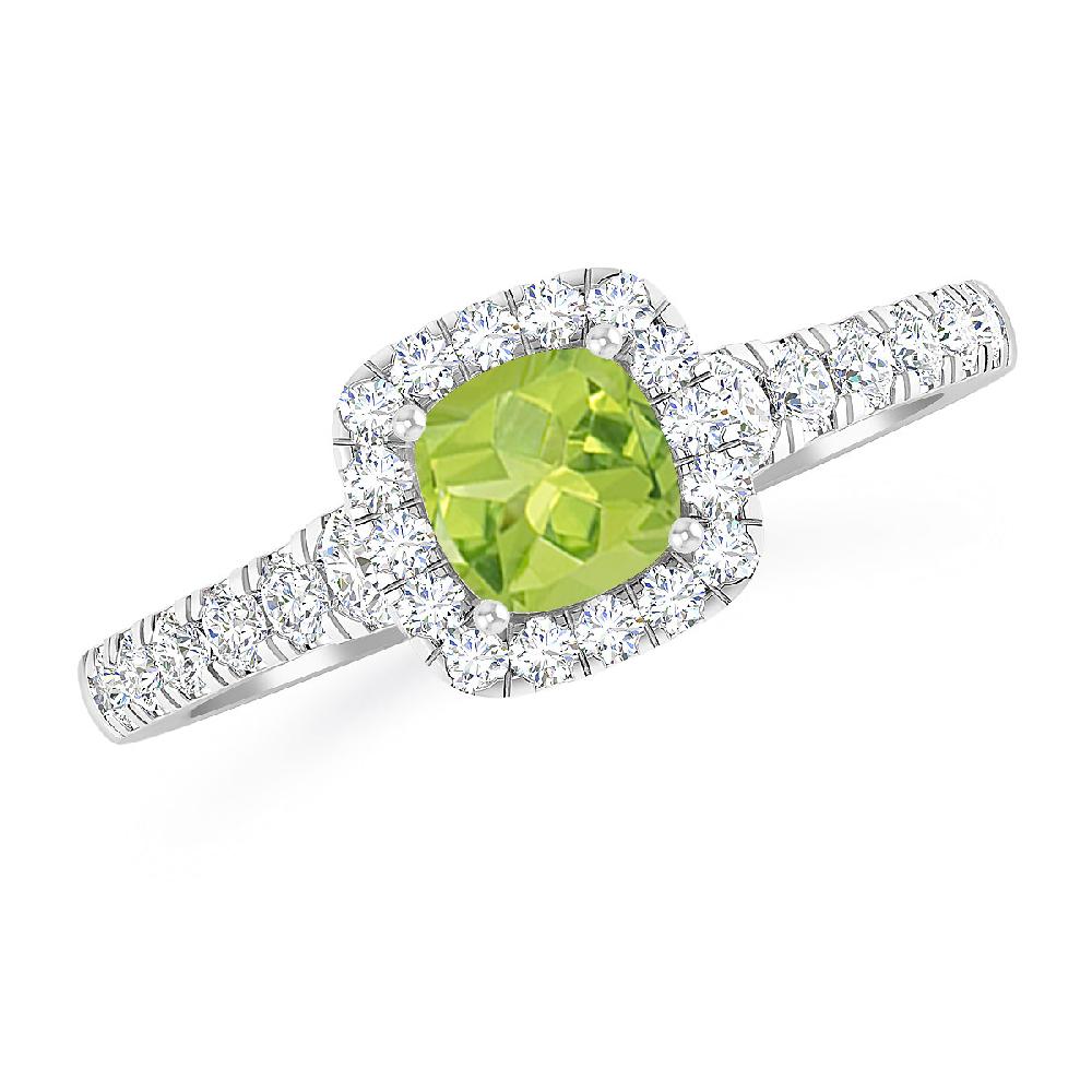 White Gold - Peridot