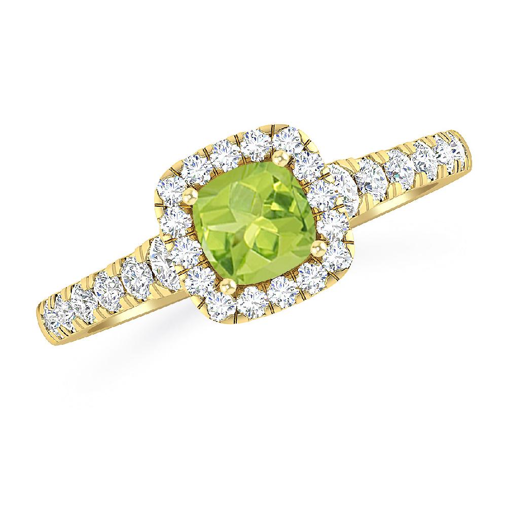 Yellow Gold - Peridot