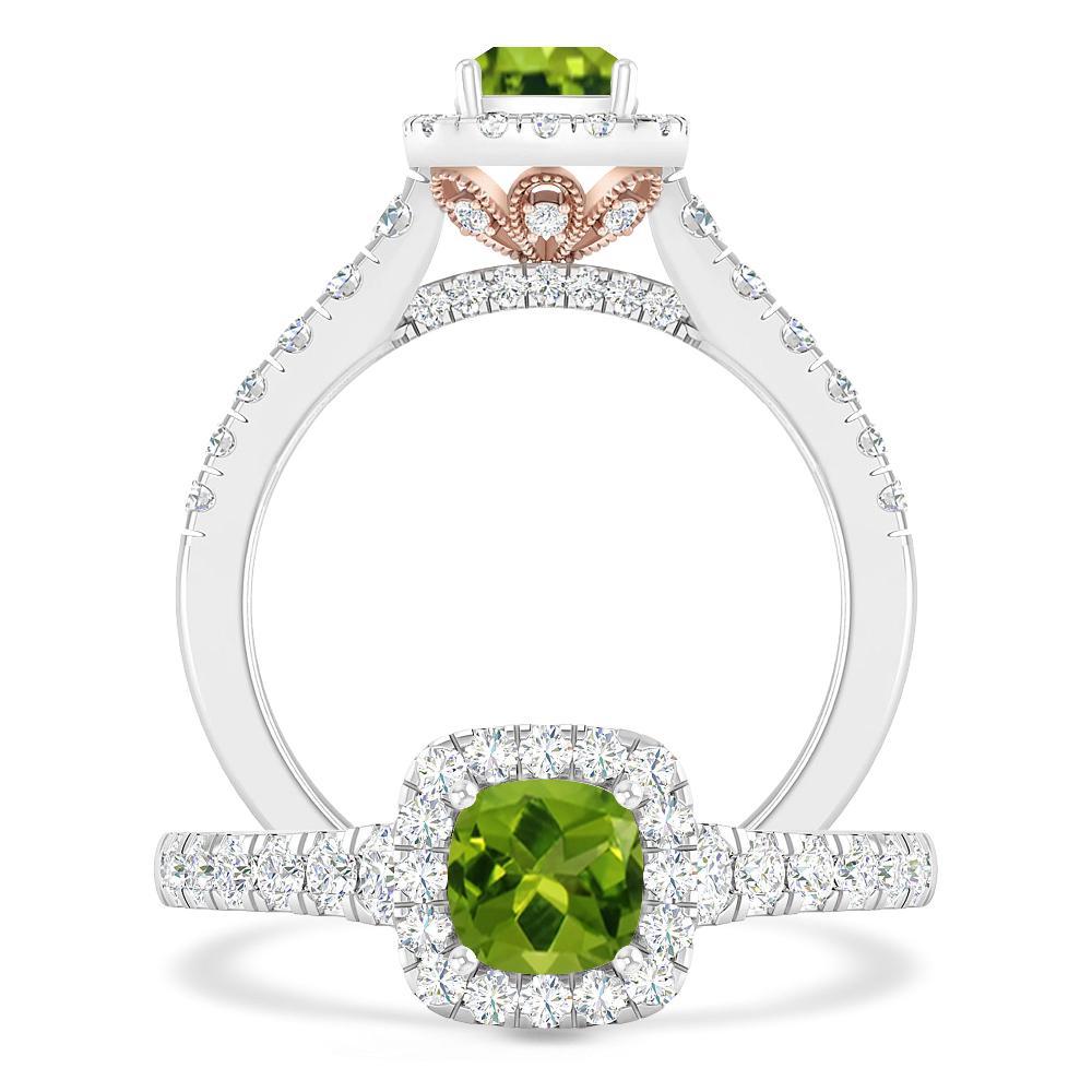 White Gold - Peridot