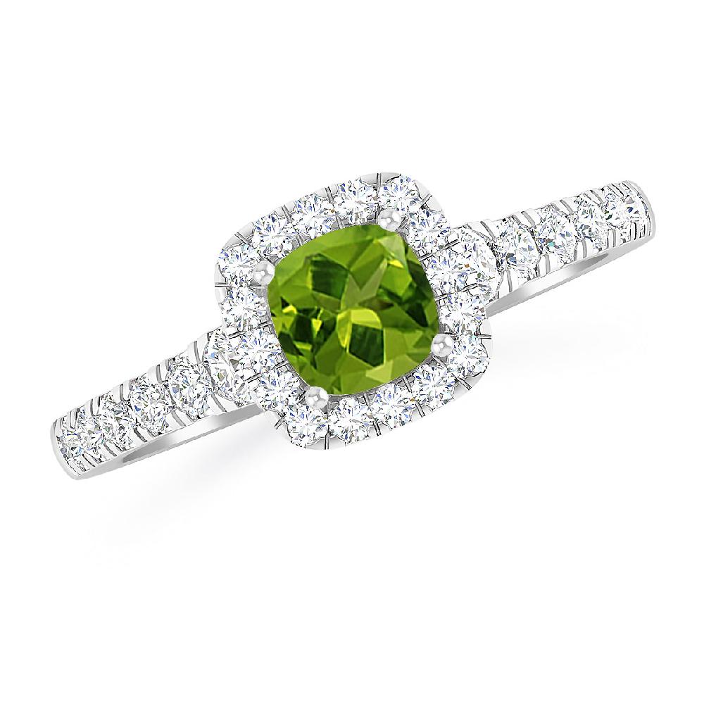 White Gold - Peridot