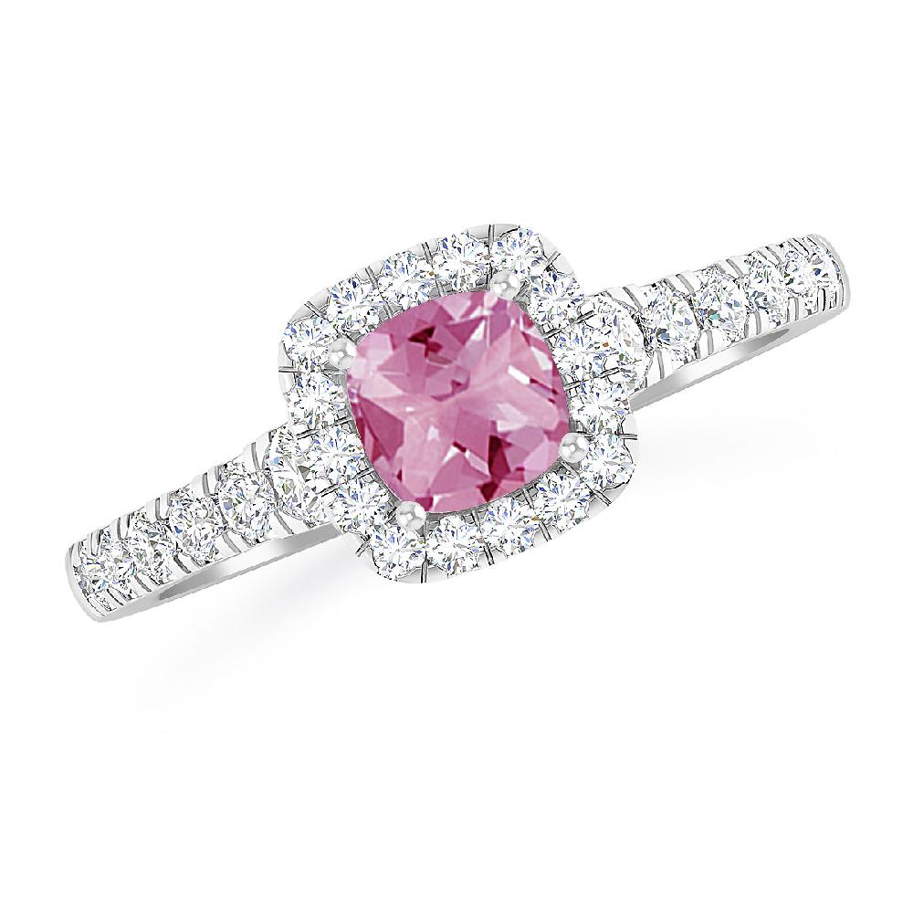 White Gold - Pink Tourmaline