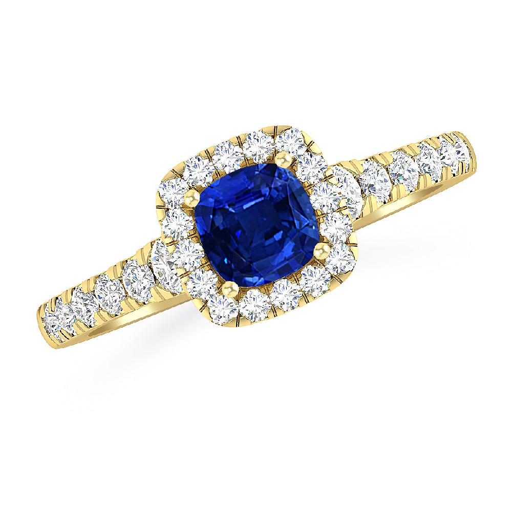 Yellow Gold - Sapphire