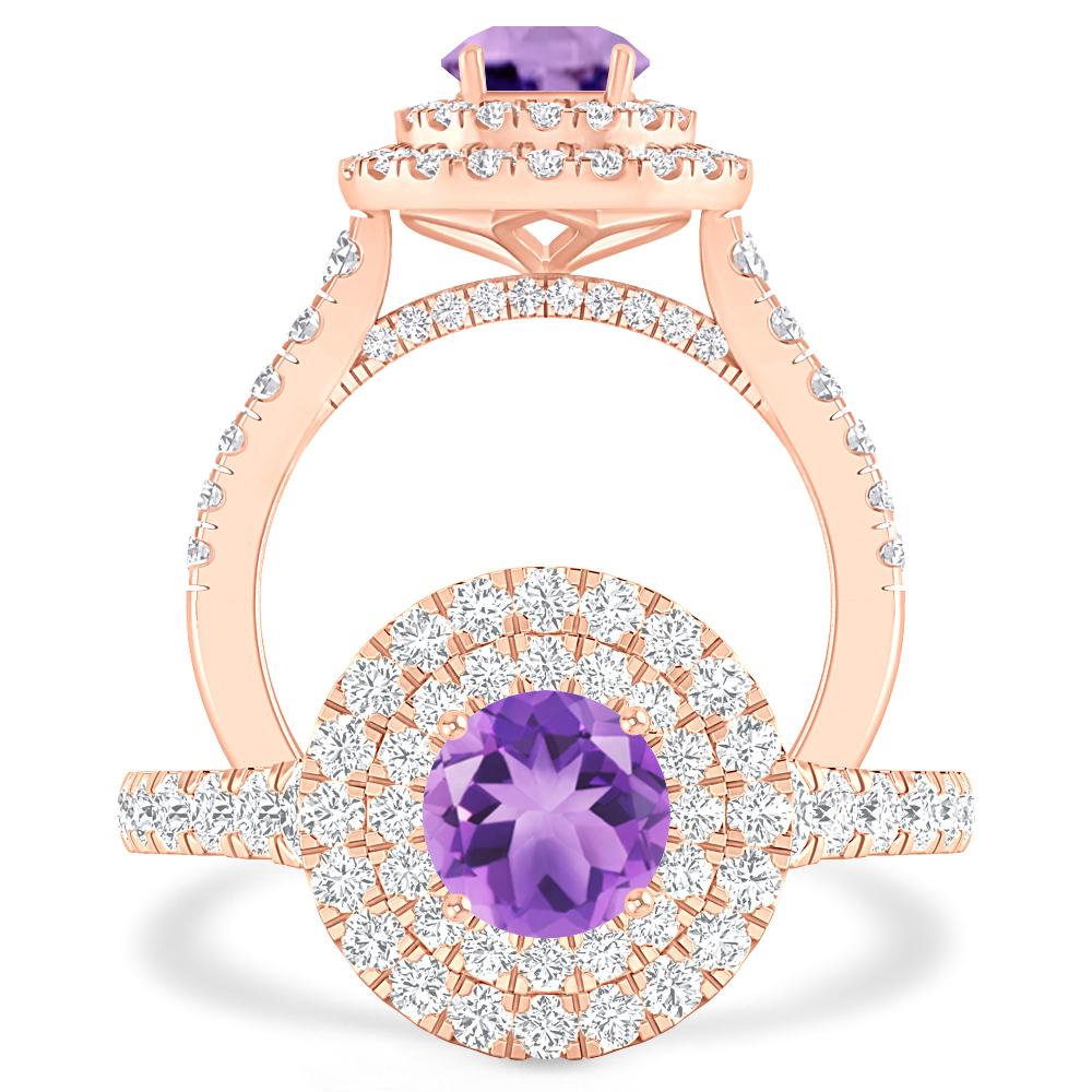 Rose Gold - Amethyst