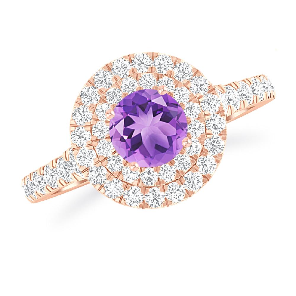 Rose Gold - Amethyst