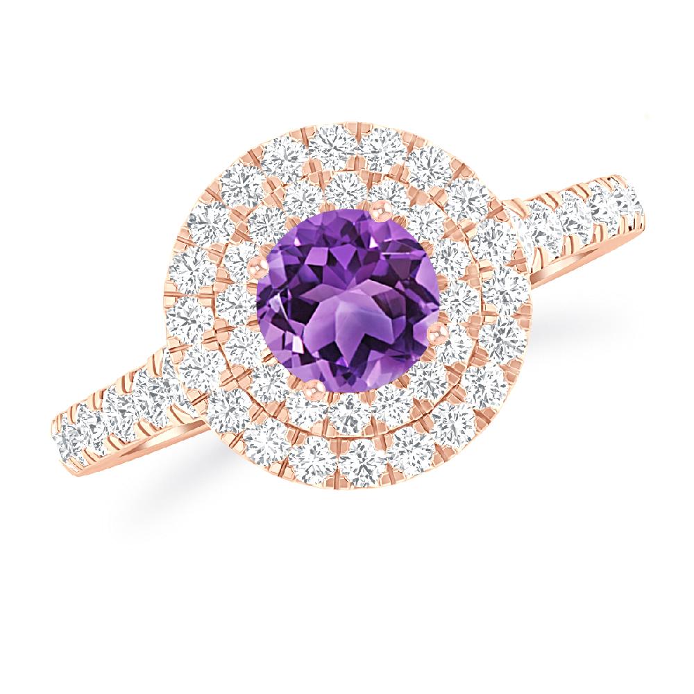 Rose Gold - Amethyst