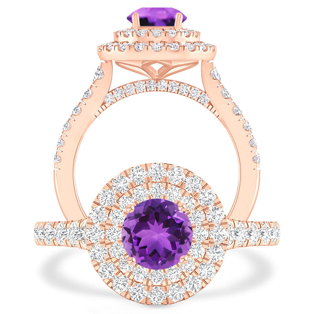 Rose Gold - Amethyst