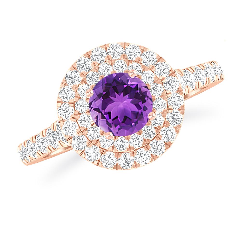 Rose Gold - Amethyst