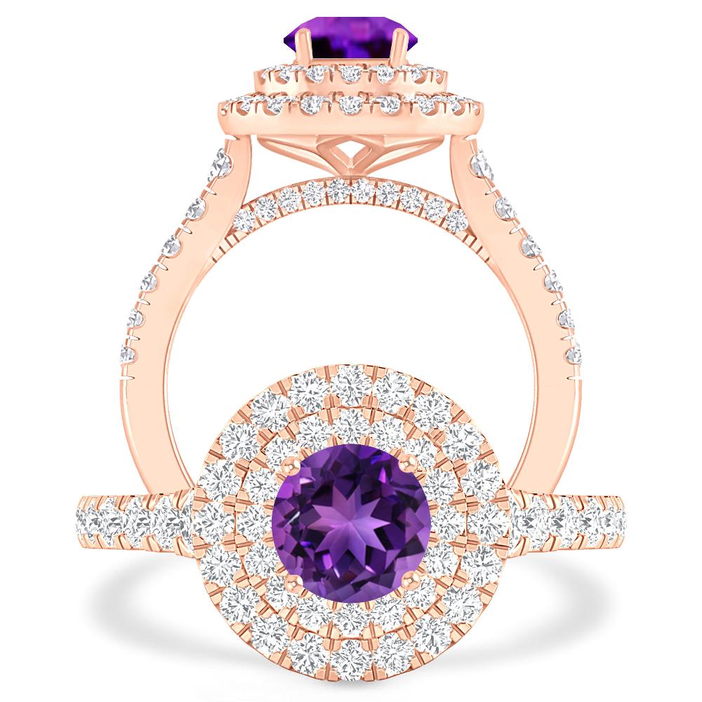 Rose Gold - Amethyst