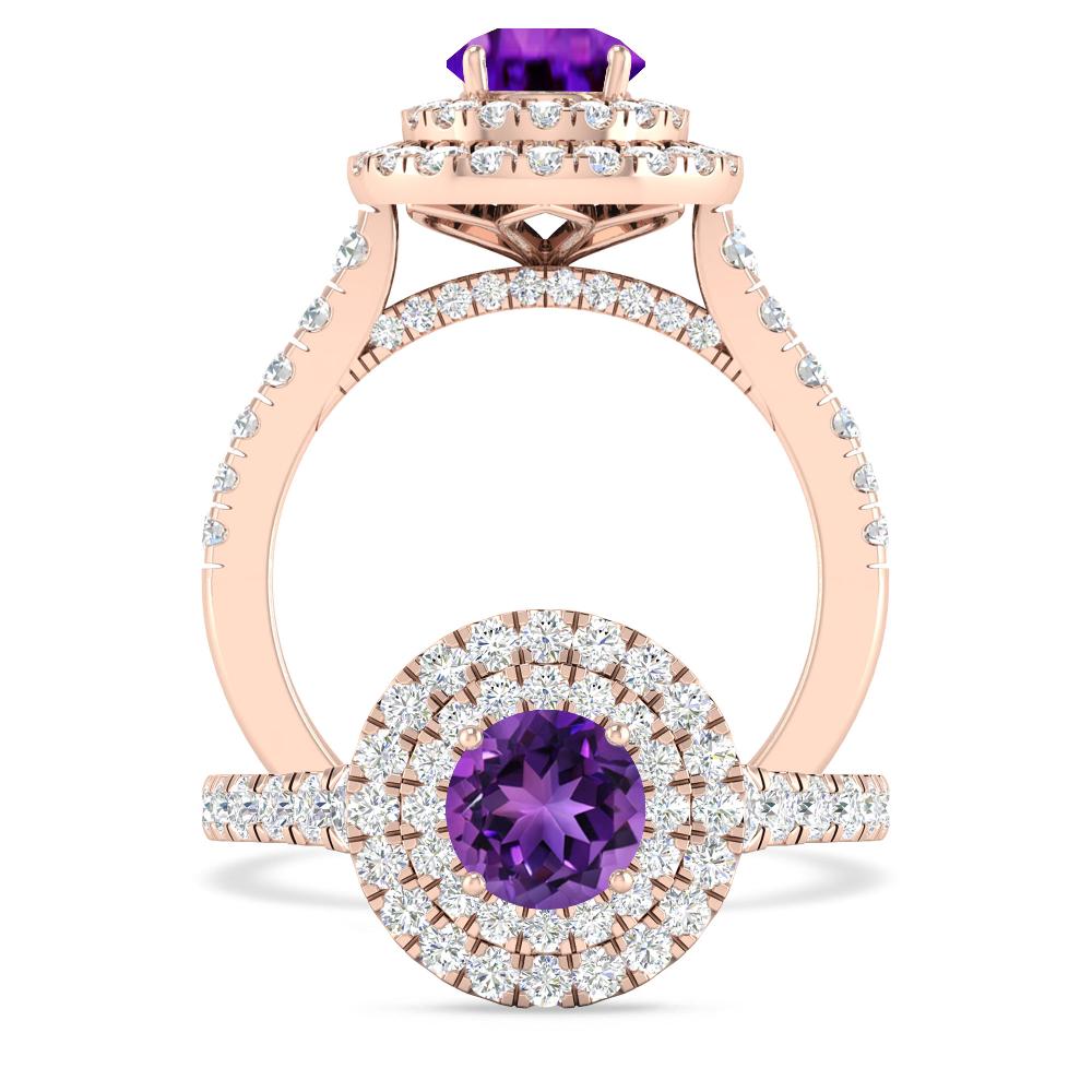 Rose Gold - Amethyst