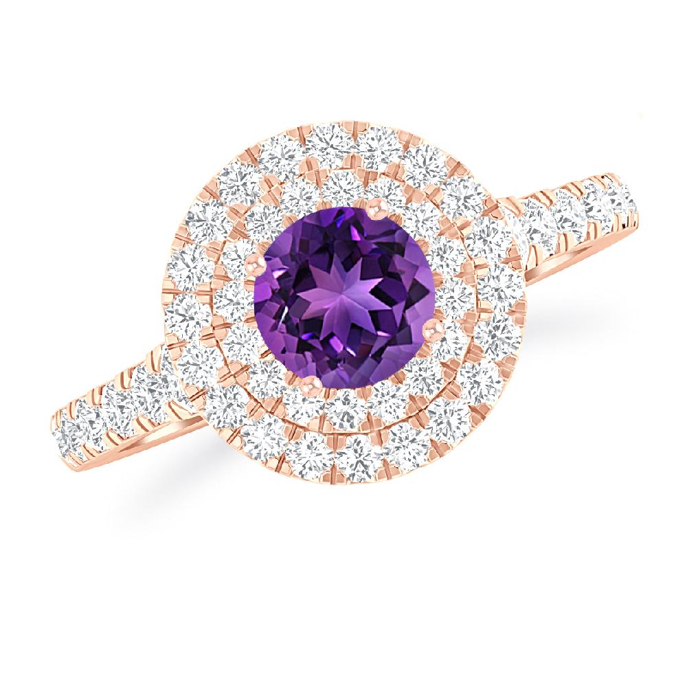 Rose Gold - Amethyst