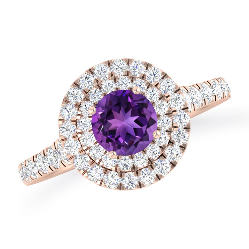 Rose Gold - Amethyst