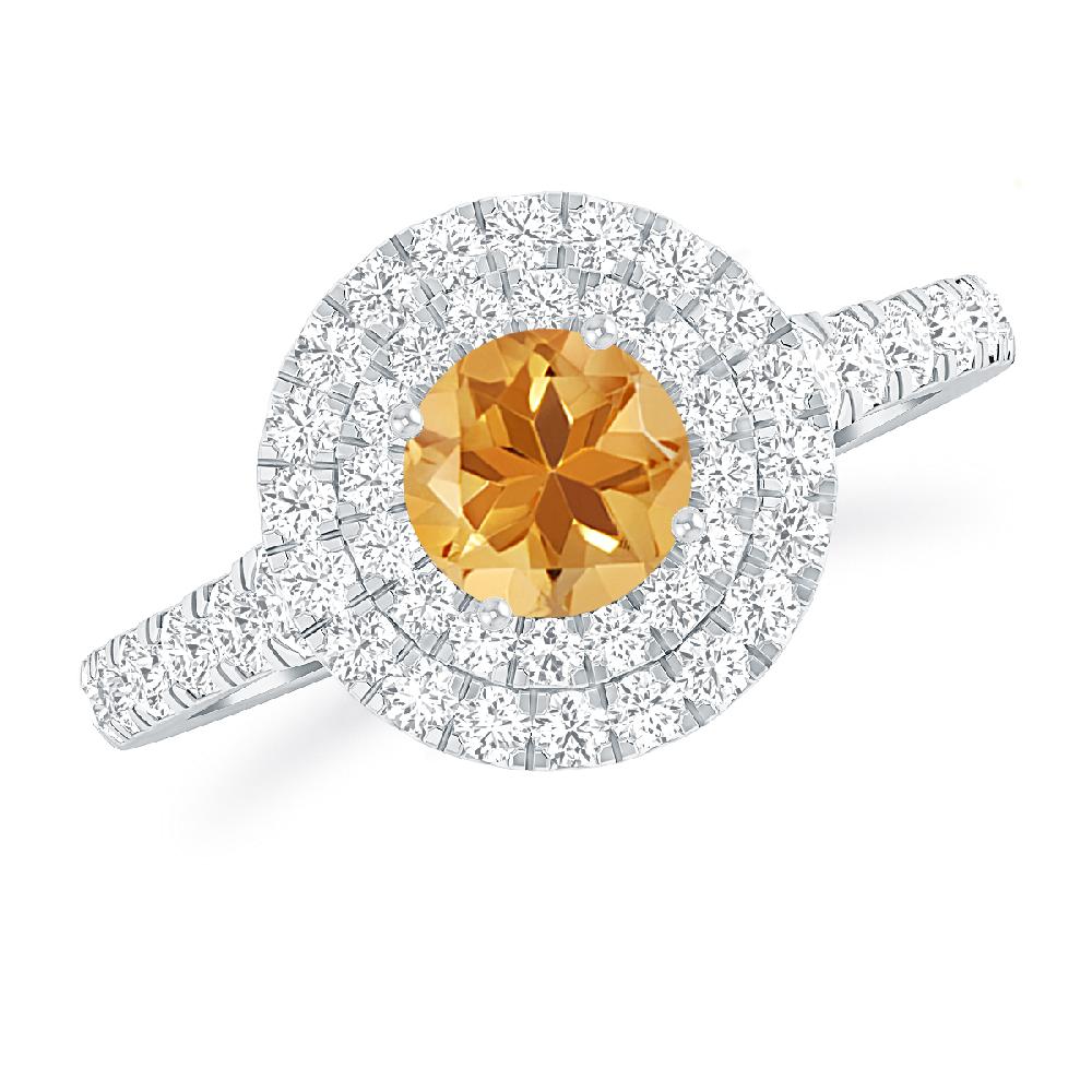 White Gold - Citrine