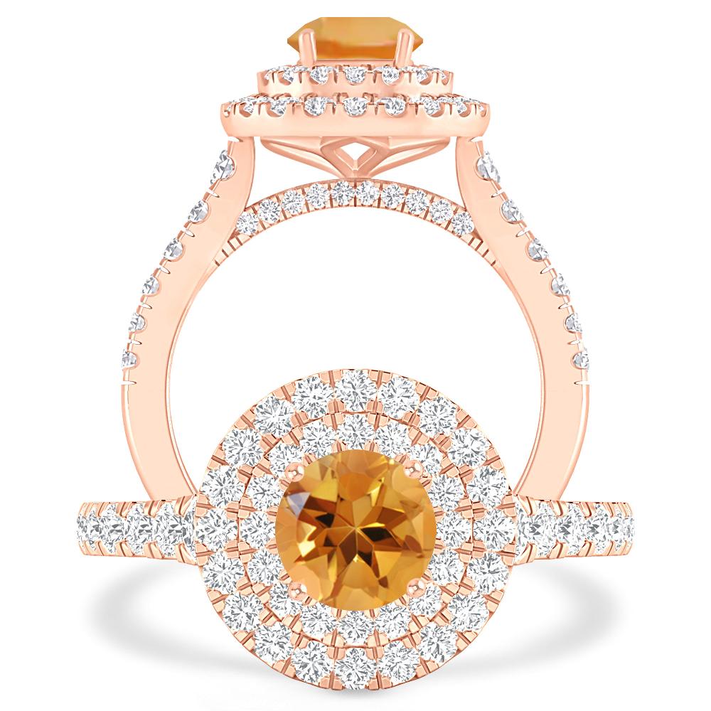 Rose Gold - Citrine