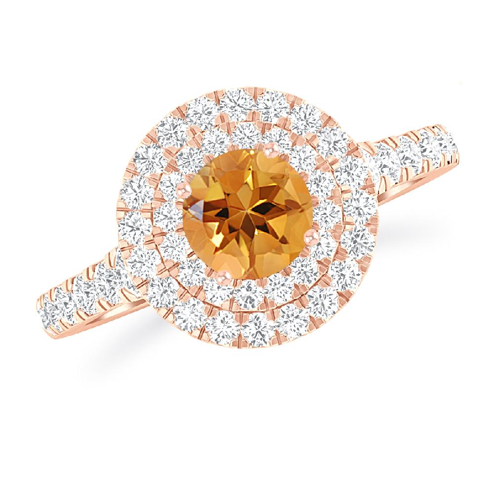 Rose Gold - Citrine