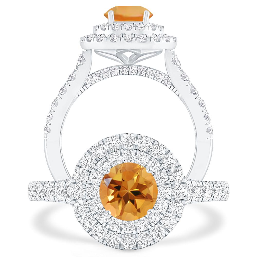 White Gold - Citrine