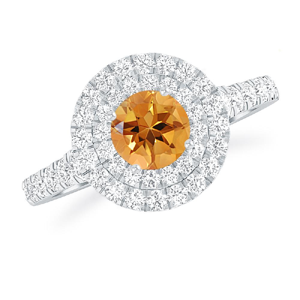 White Gold - Citrine