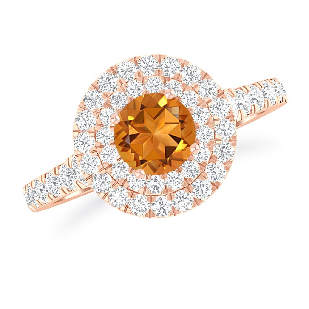 Rose Gold - Citrine