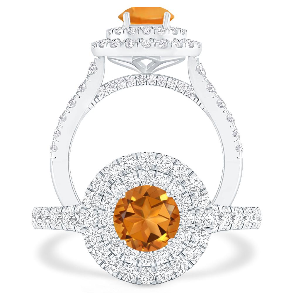 White Gold - Citrine