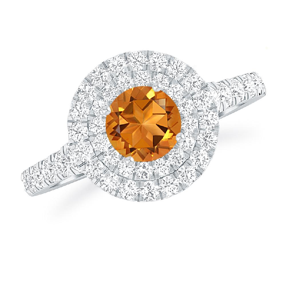 White Gold - Citrine