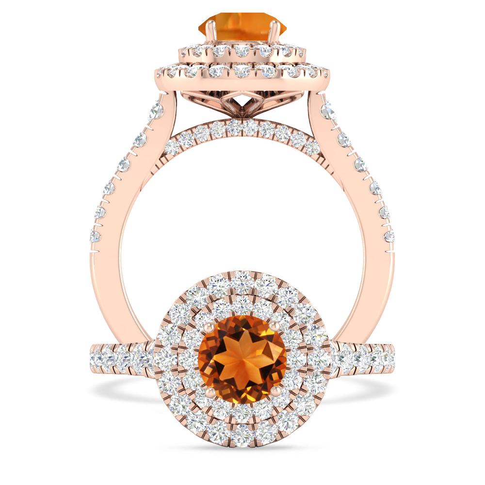 Rose Gold - Citrine