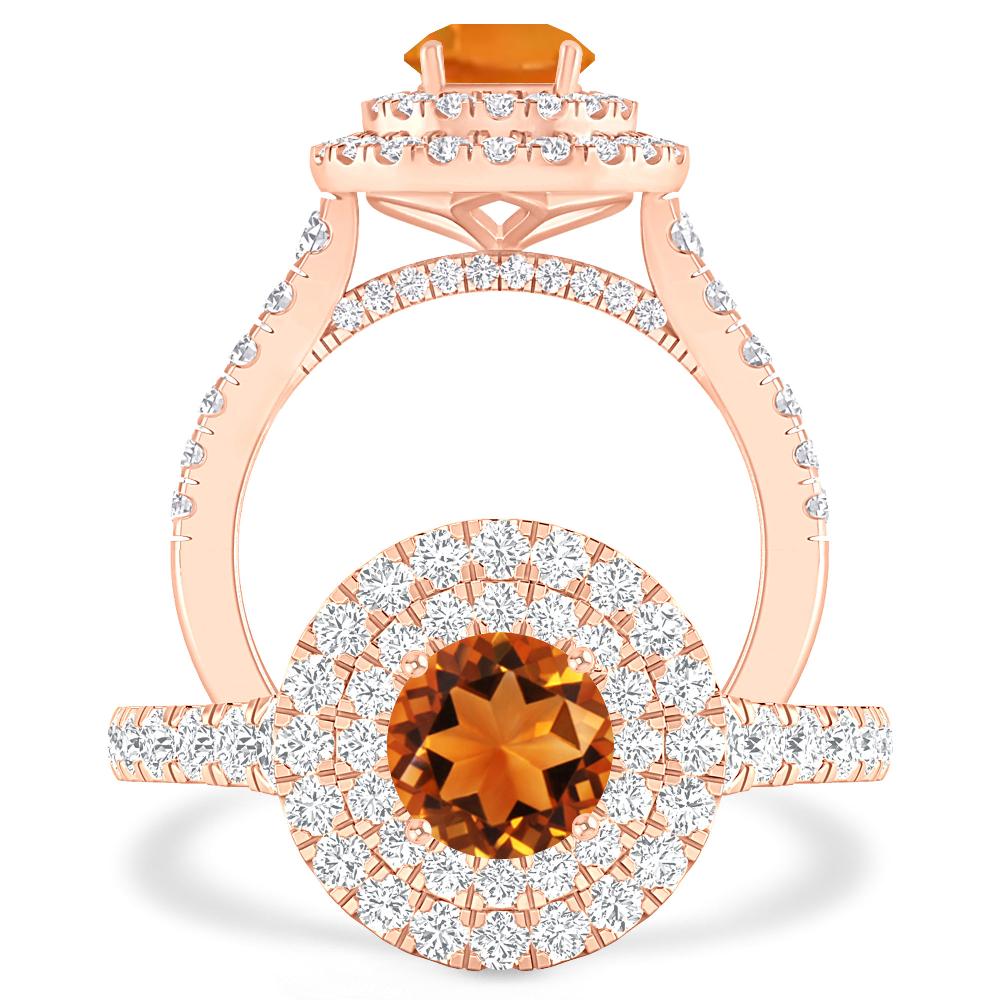 Rose Gold - Citrine