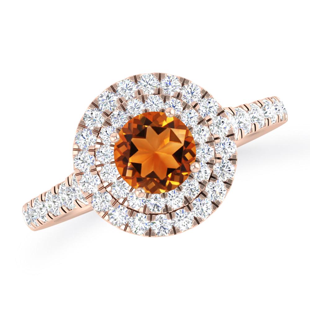 Rose Gold - Citrine