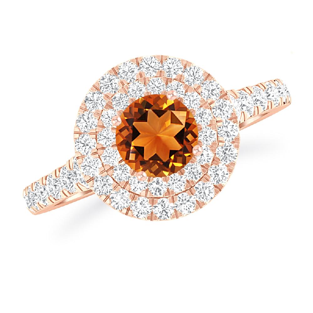 Rose Gold - Citrine