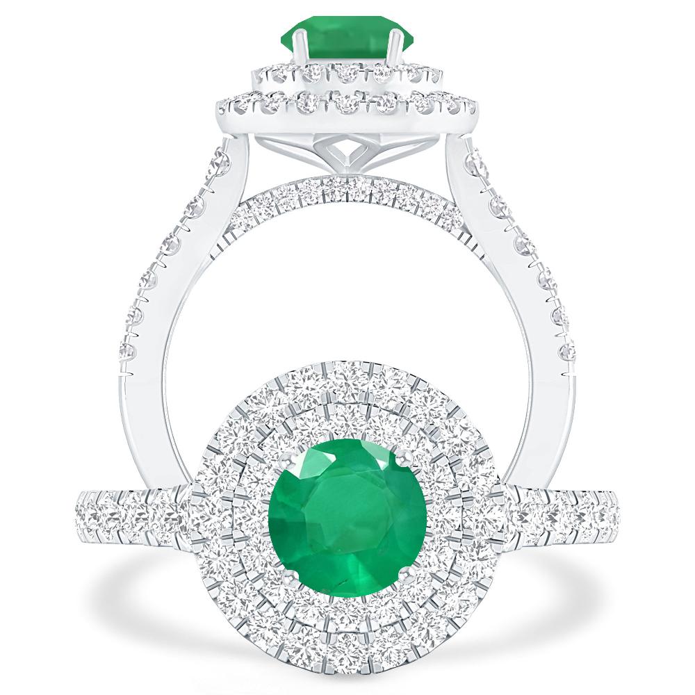 White Gold - Emerald