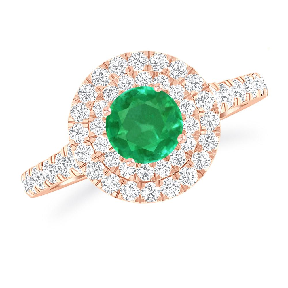 Rose Gold - Emerald