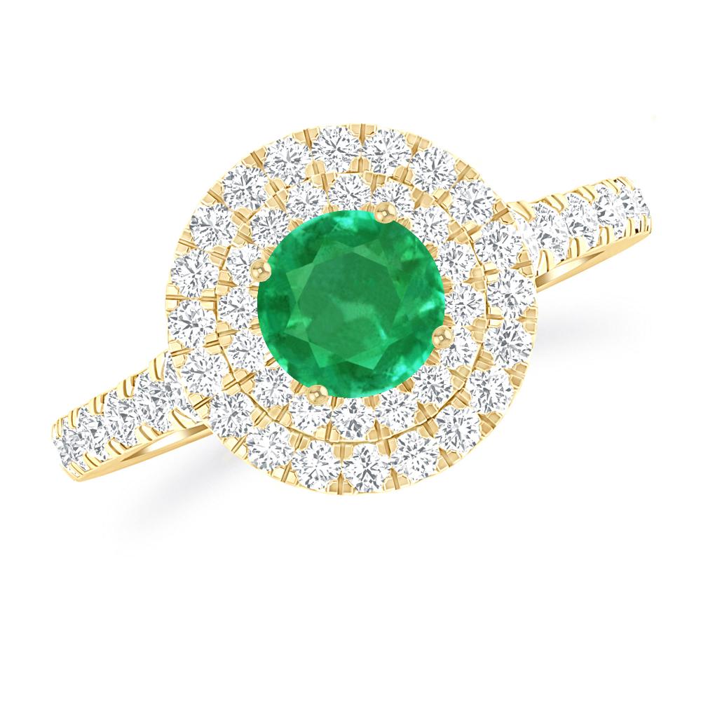 Yellow Gold - Emerald